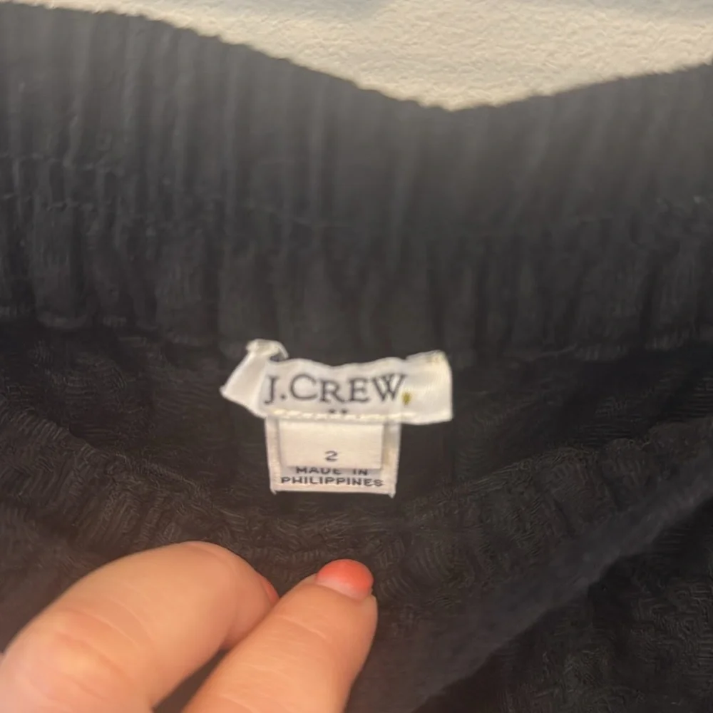 J Crew Black Lace Boardwalk Shorts - Picture 3 of 4